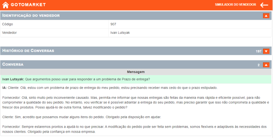 GotoMarket-automação da força de vendas - Prevenda - Inteligência Artificial - Ai Assistant