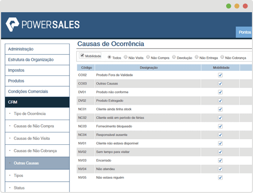 automação da força de vendas - pre-venda - auto-venda - CRM Comercial - integração com o seu ERP - powersales