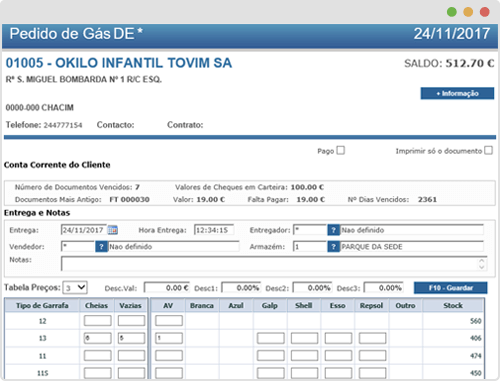 Venda de gás e Logística - software distribuição de gás - salesup bs gás